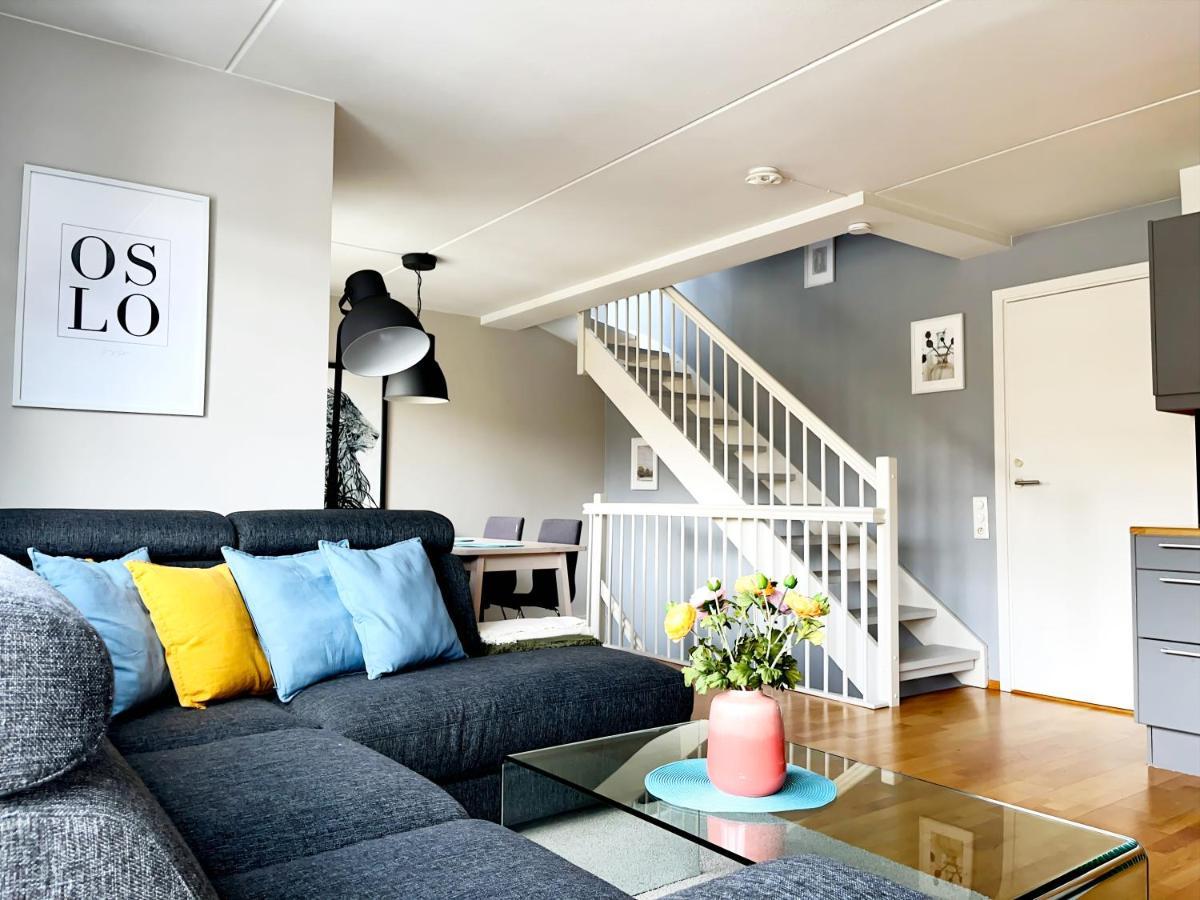 City Center Flat W Roof Top Terrace & Free Parking Oslo Extérieur photo