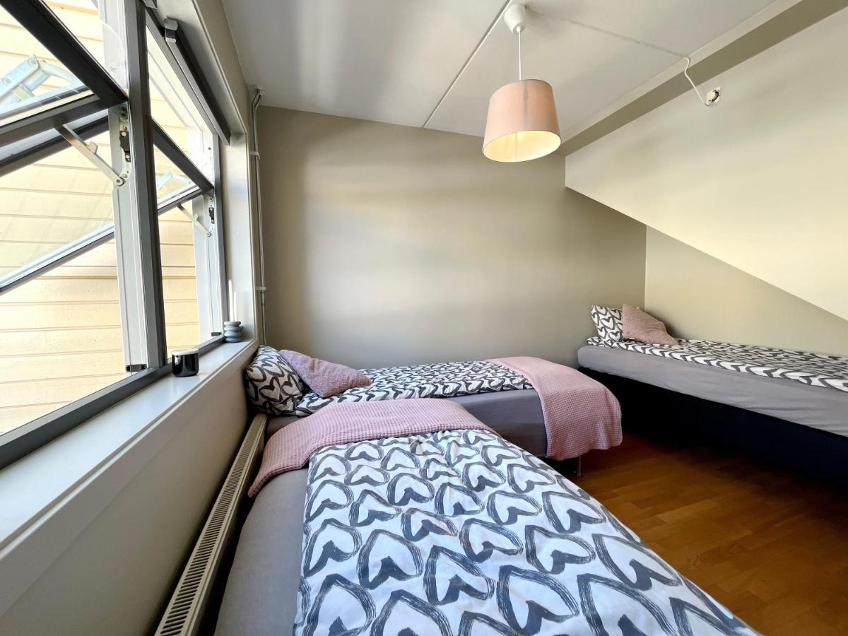 City Center Flat W Roof Top Terrace & Free Parking Oslo Extérieur photo