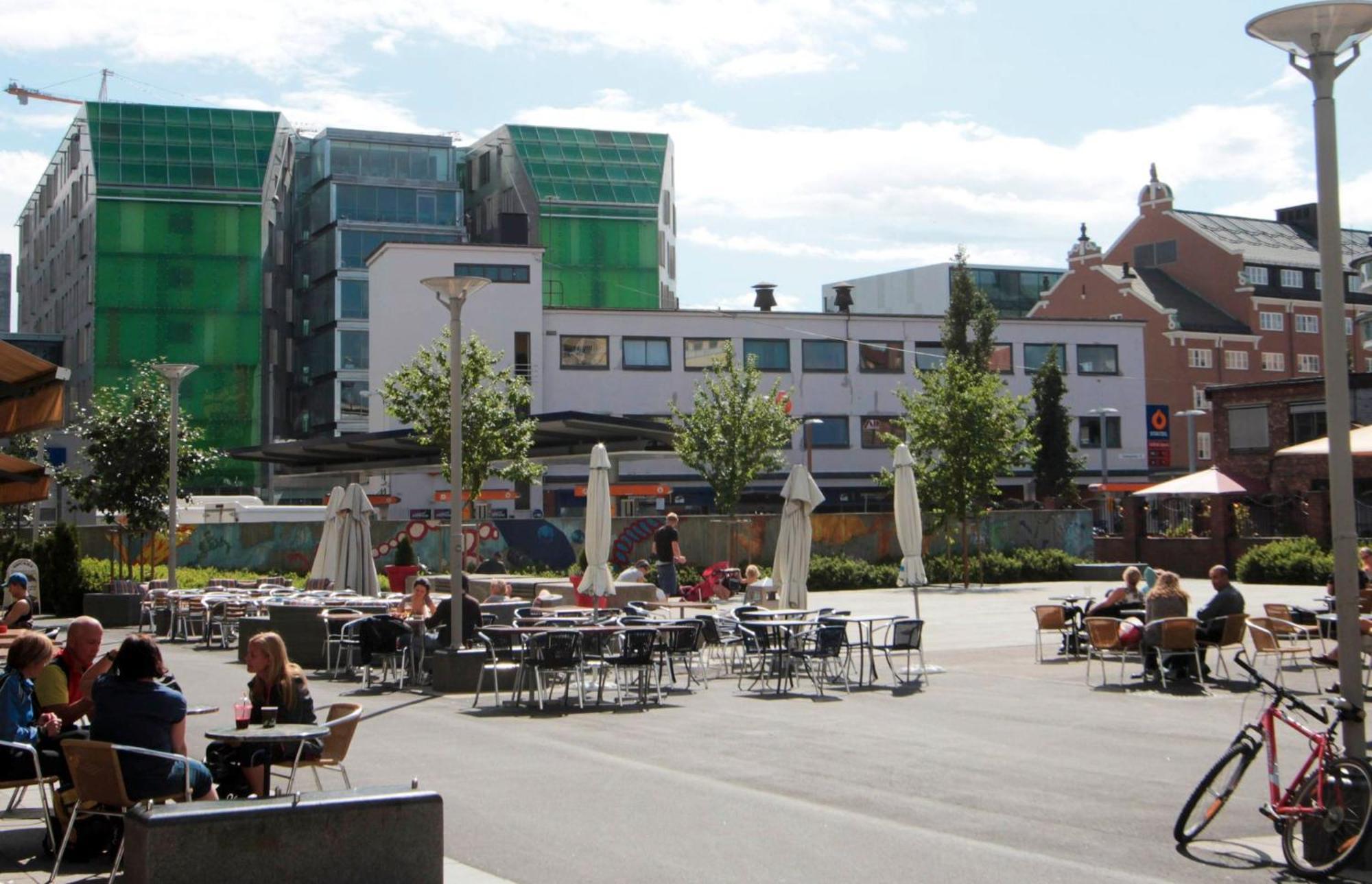 City Center Flat W Roof Top Terrace & Free Parking Oslo Extérieur photo