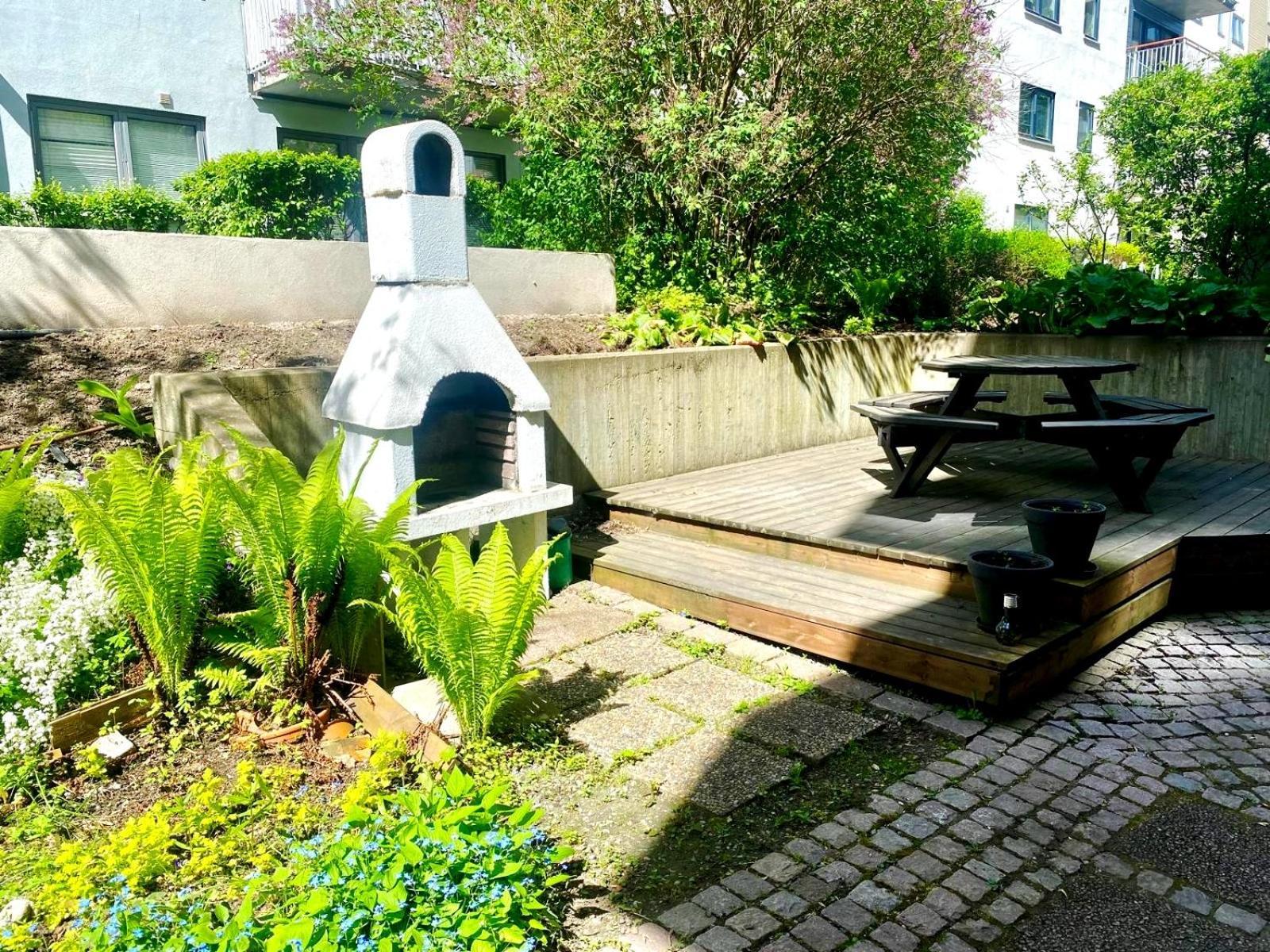 City Center Flat W Roof Top Terrace & Free Parking Oslo Extérieur photo